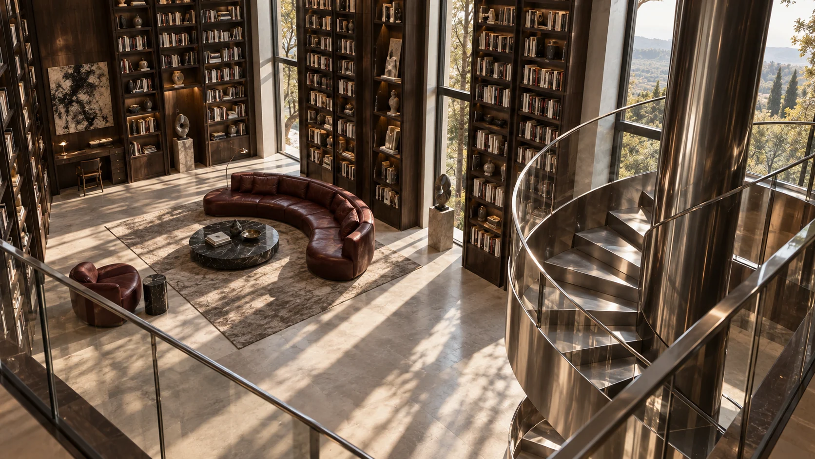 Archivo — Mezzanine overlooking the interior