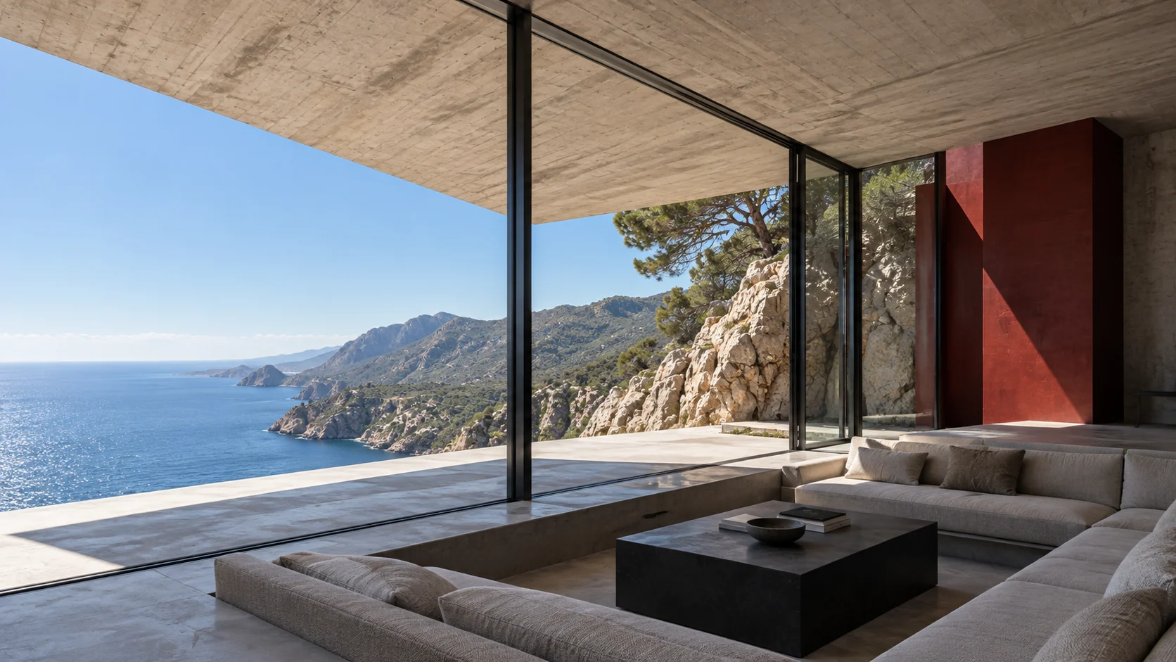 Casa Falla — Living room and its views