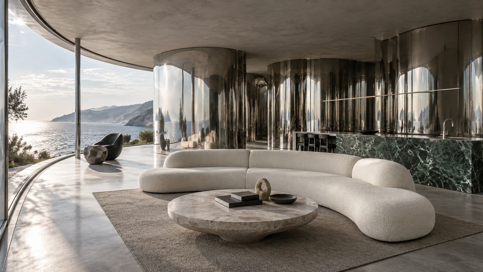 Mercurio — Living room and its views