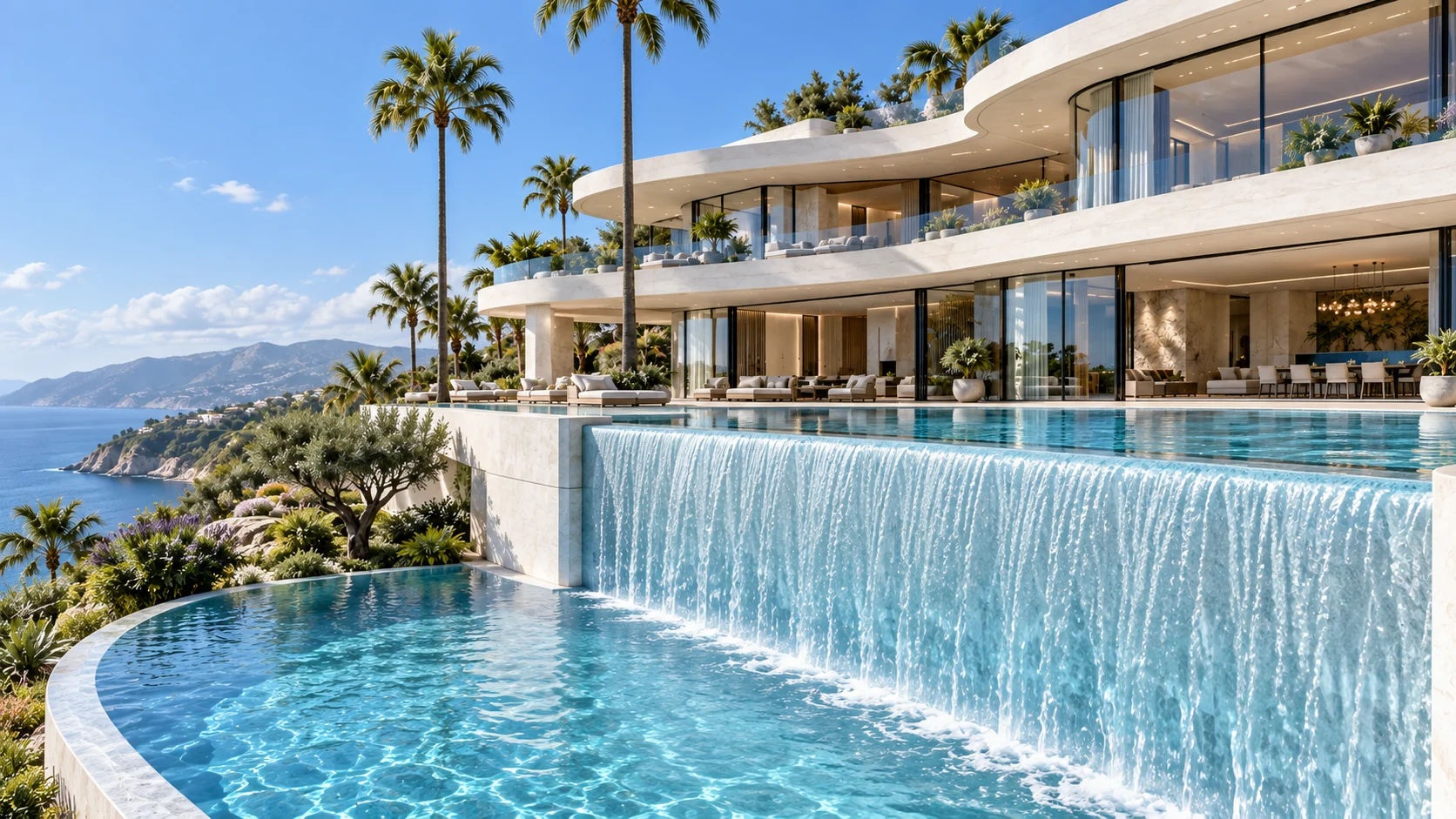 Villa Alba — Exterior and its setting