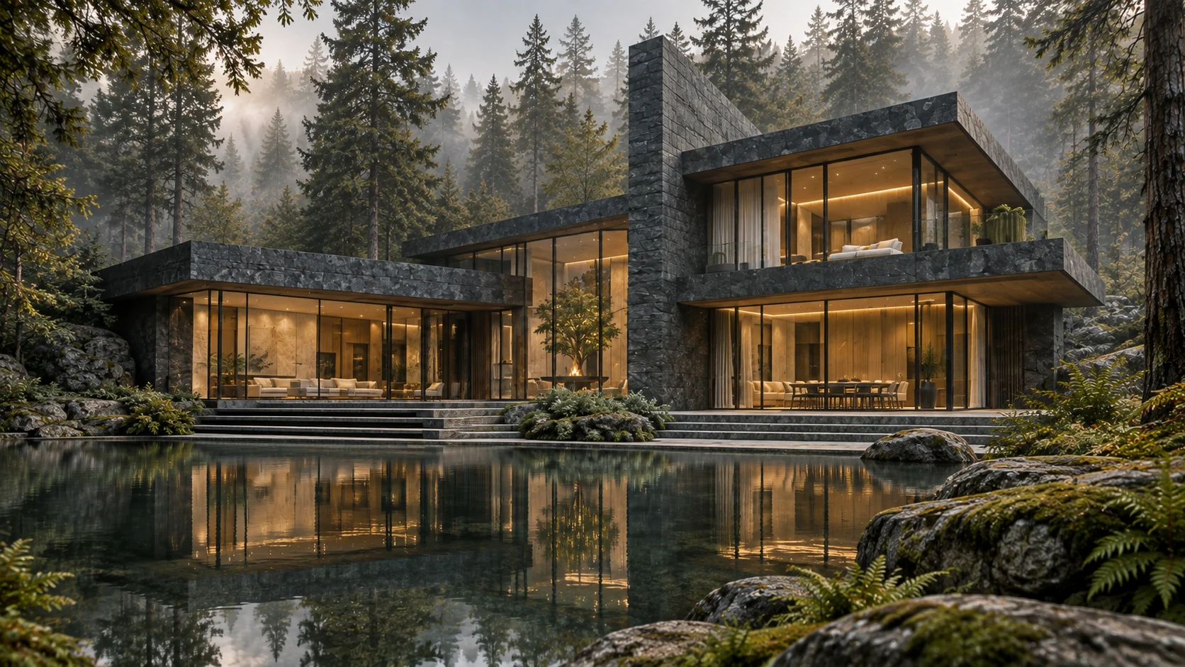 Villa Bruma — Exterior and its setting