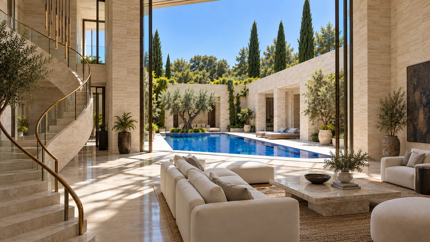 Villa Cobalto — Living room and its views