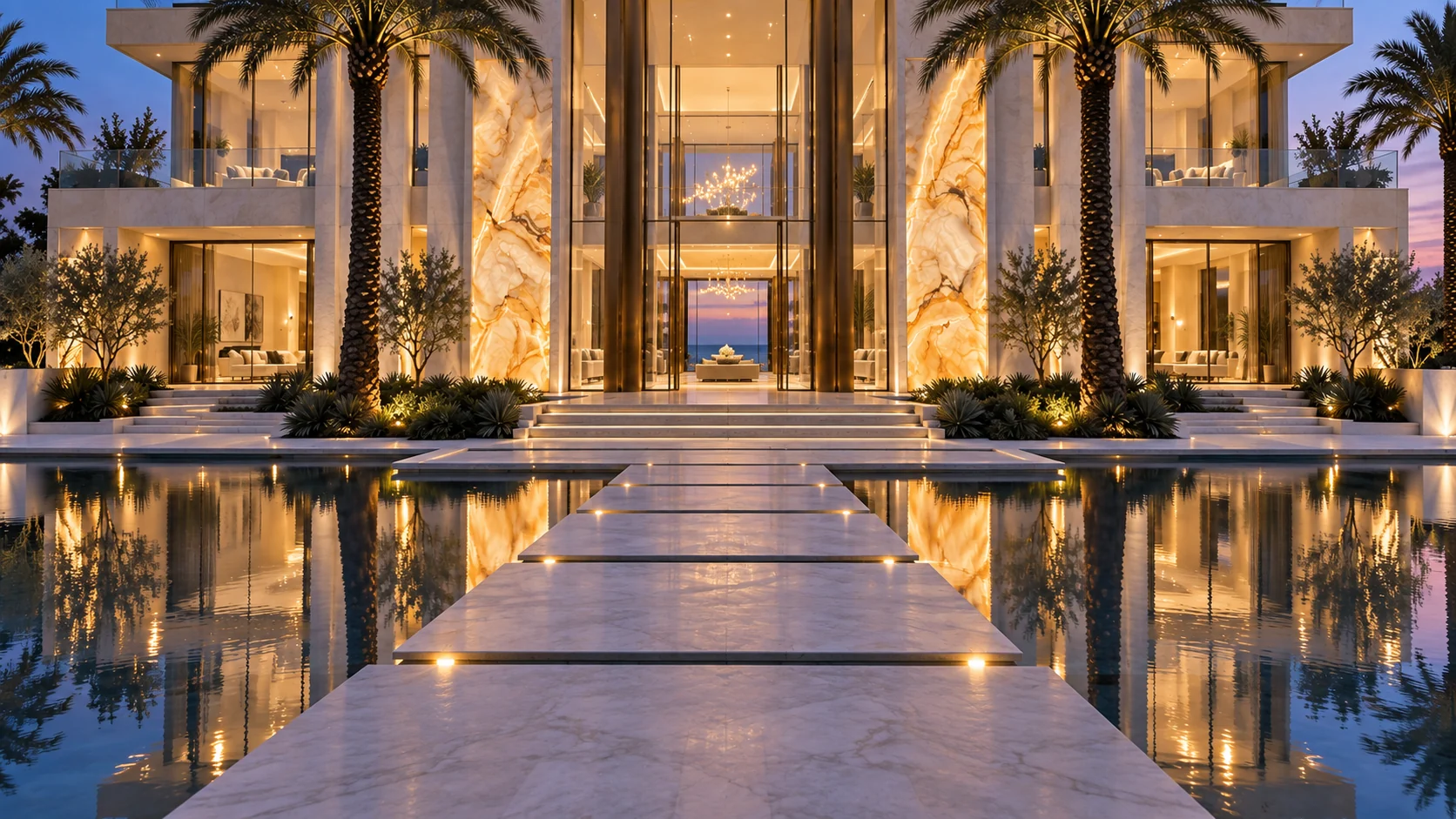 Villa Eira — Pool and its architectural surroundings