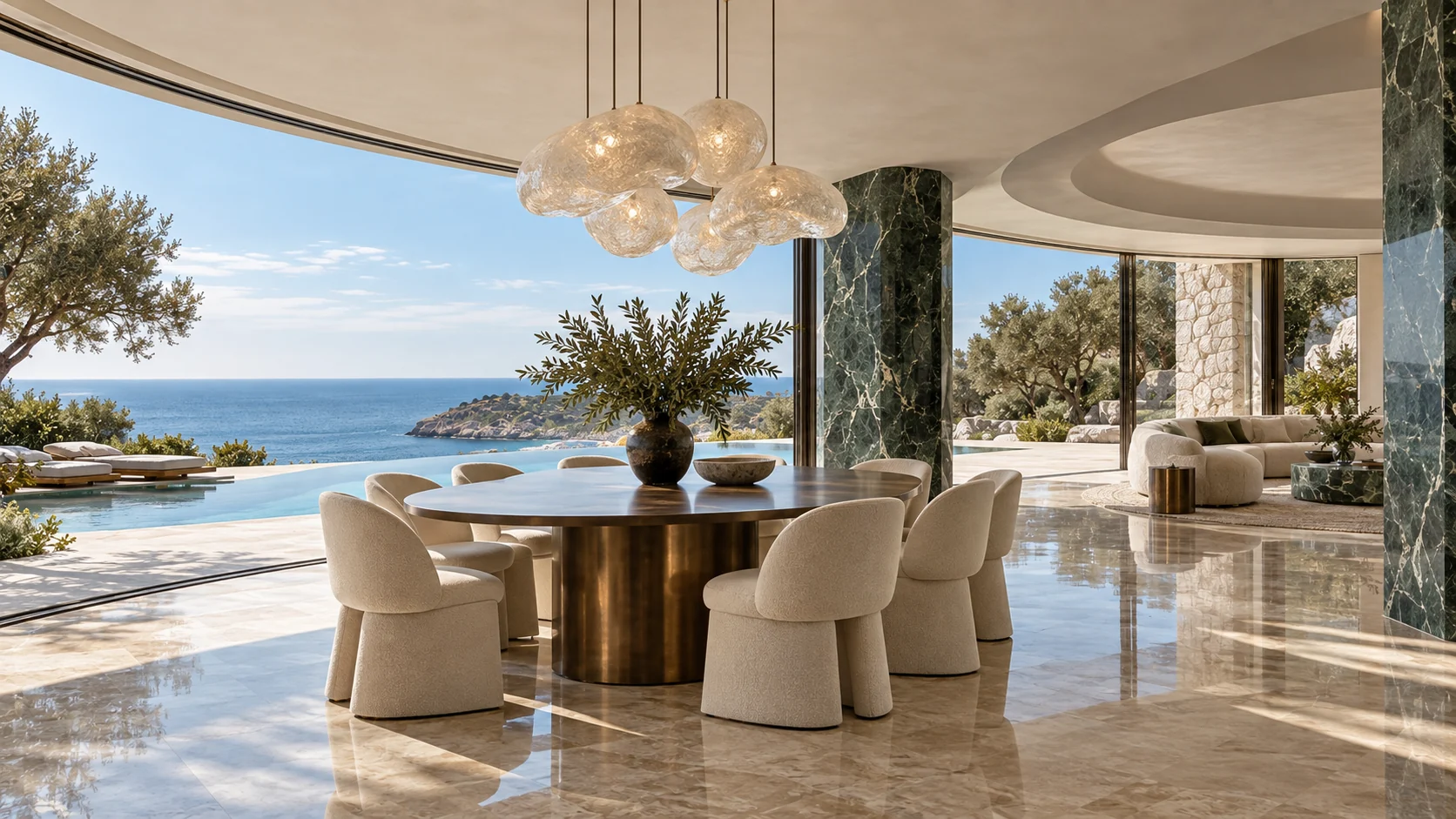 Villa Onda — Dining room and furniture