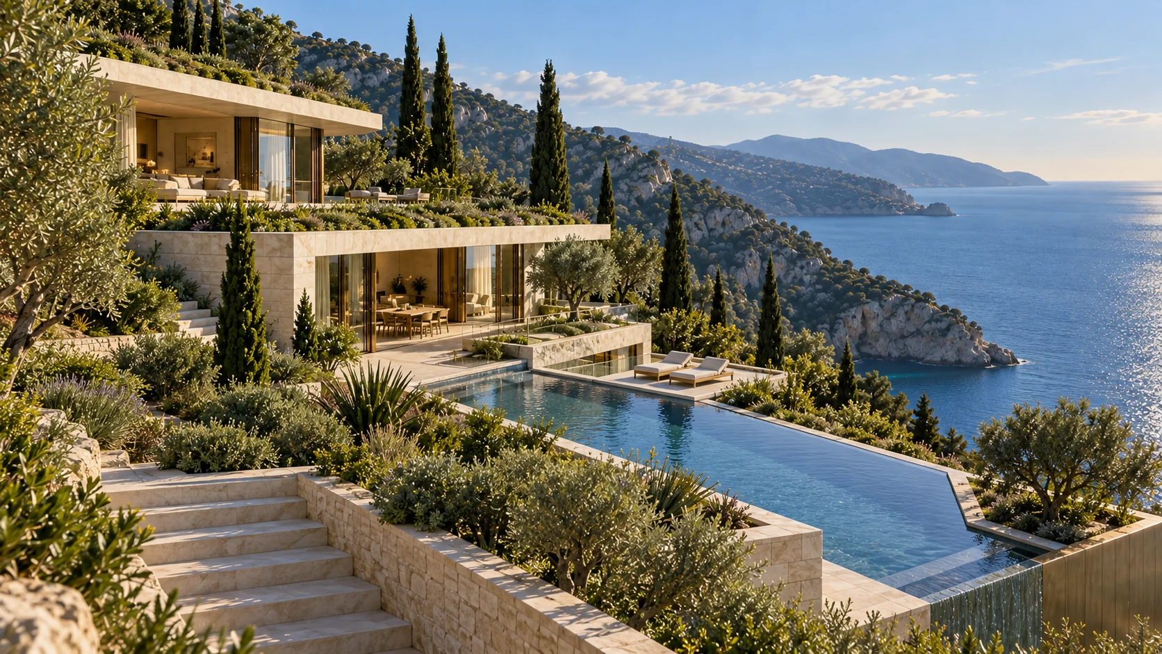 Villa Senda — Exterior and its setting